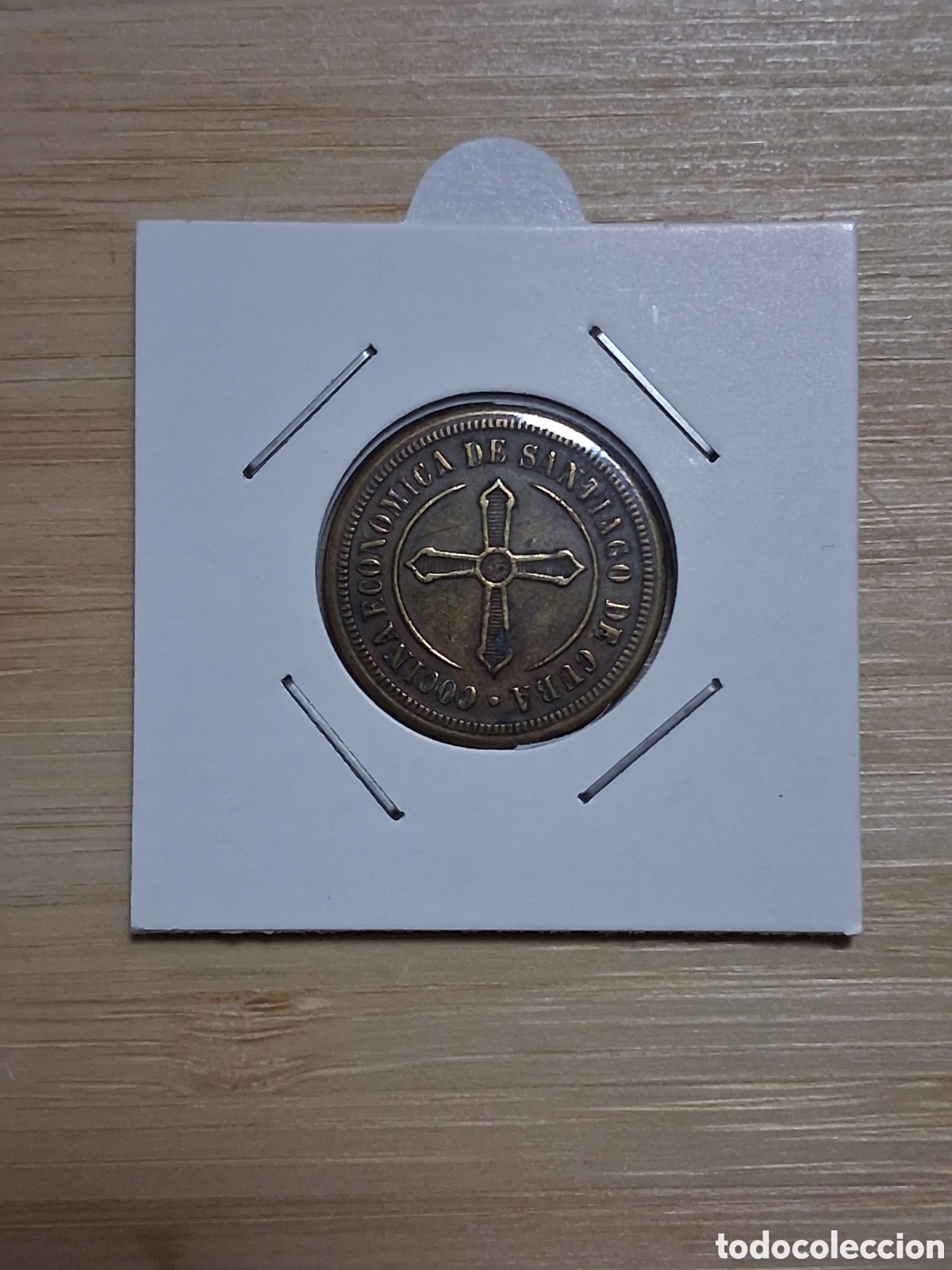 Monedas antiguas de Am&eacute;rica: Ficha Token Cuba 1897 MBC+
