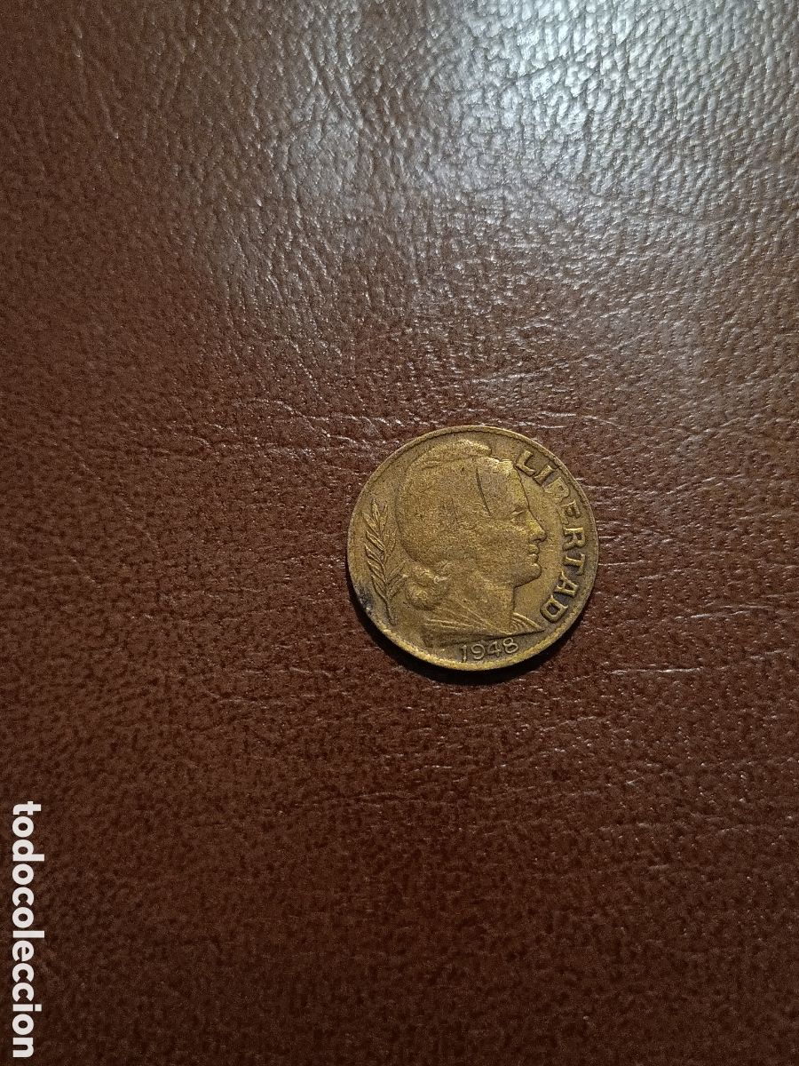 Monedas antiguas de Am&eacute;rica: 5 CENTAVOS 1948 - ARGENTINA - Foto 2