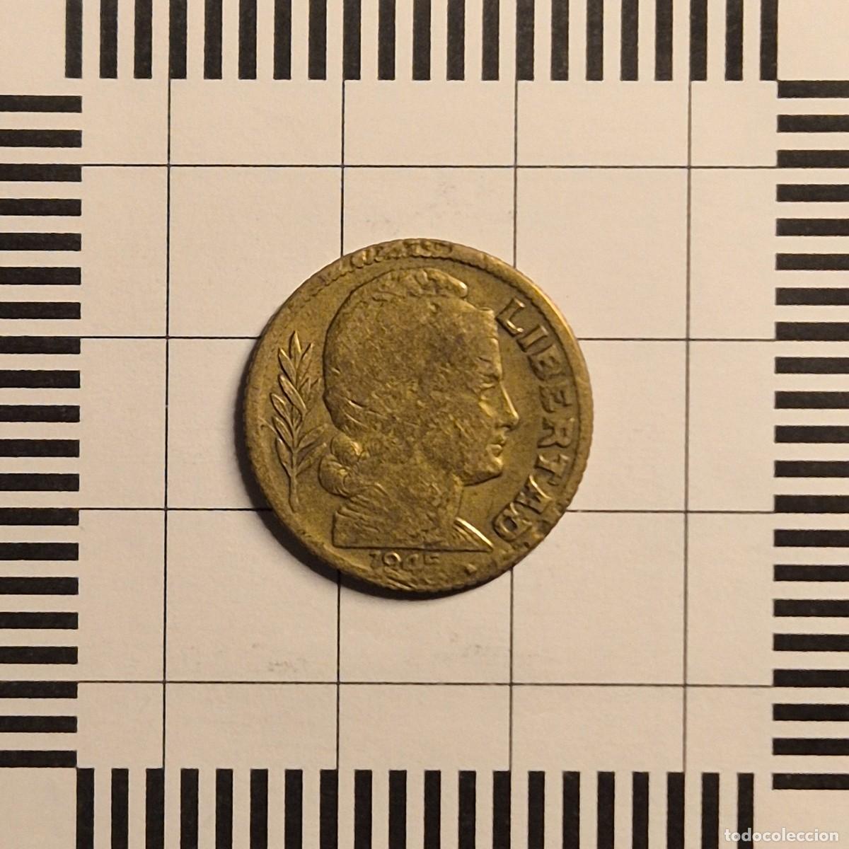 Monedas antiguas de Am&eacute;rica: 10 CENTAVOS, ARGENTINA. 1945. (KM#41).