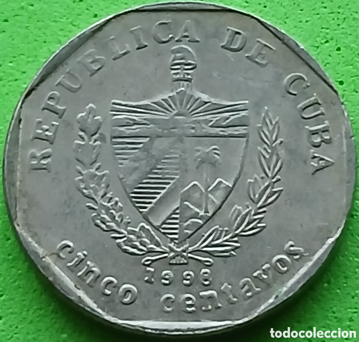 Alte M&uuml;nzen aus Amerika: Cuba 5 centavos 1998 km#575