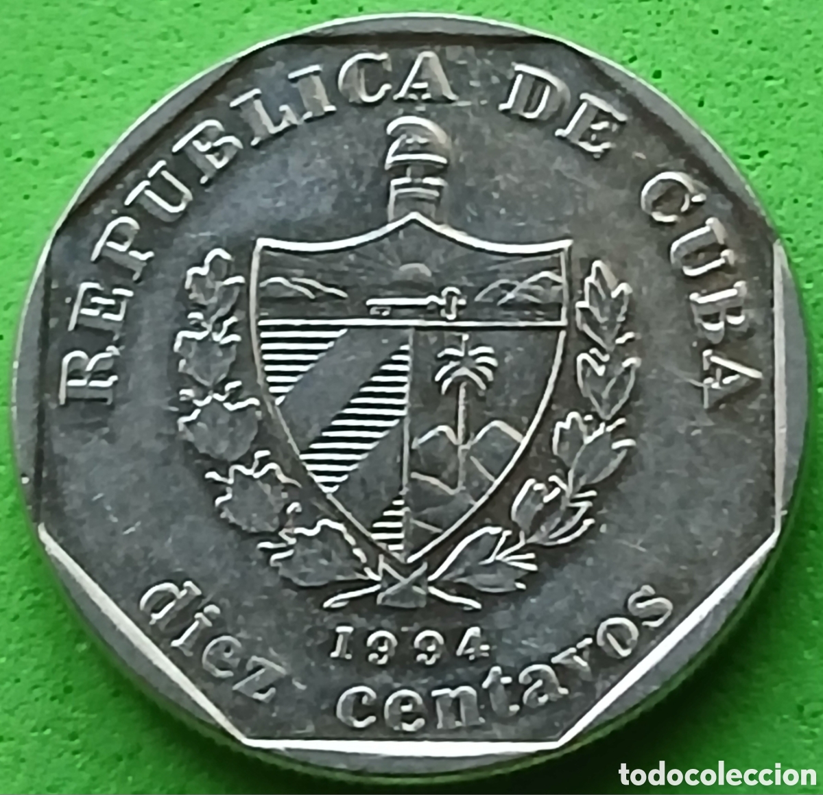Alte M&uuml;nzen aus Amerika: Cuba 10 centavos 1994 km#576
