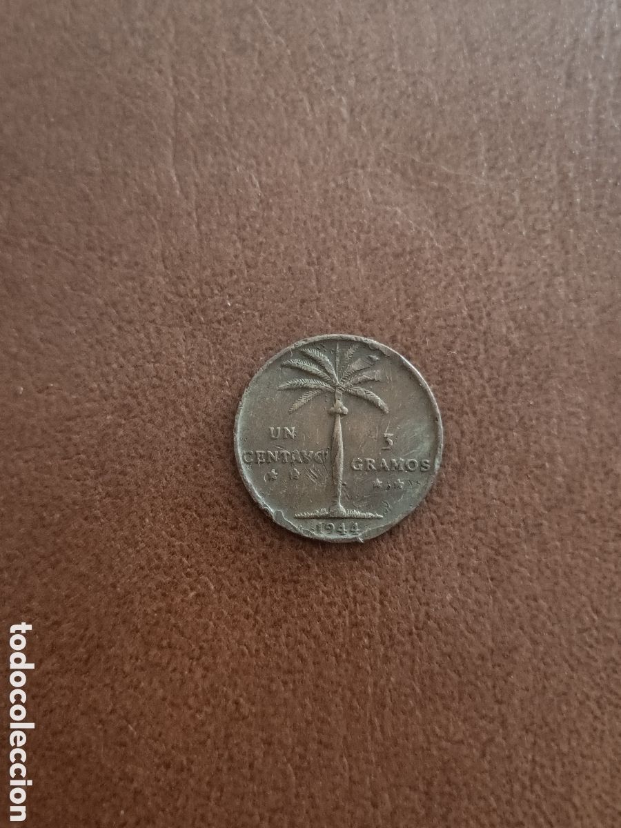 Monedas antiguas de Am&eacute;rica: 1 CENTAVO 1944 - REP&Uacute;BLICA DOMINICANA