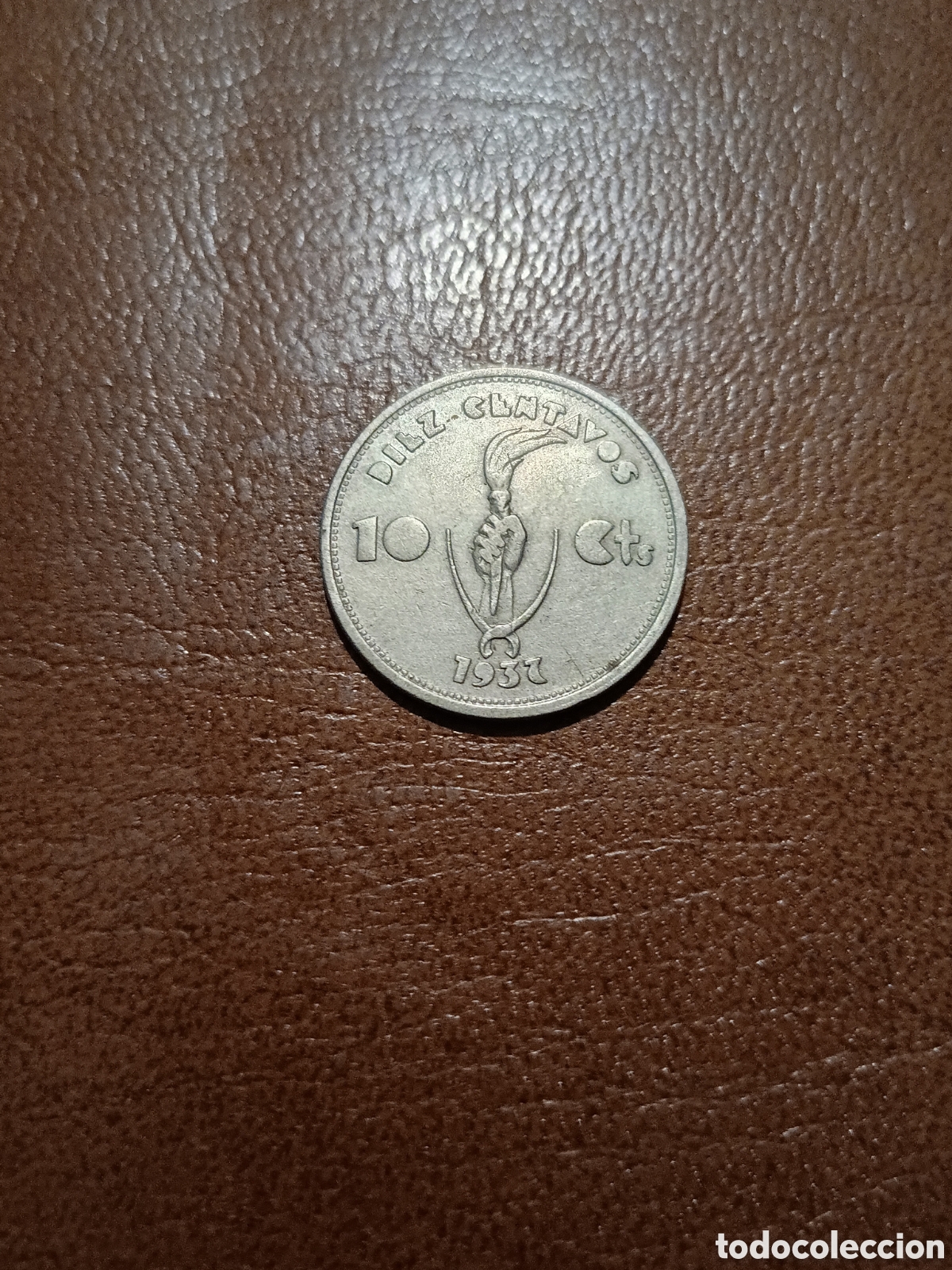 Monedas antiguas de Am&eacute;rica: 10 CENTAVOS 1937 - BOLIVIA