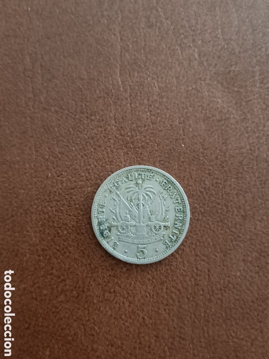 Monedas antiguas de Am&eacute;rica: 5 CENTIMOS 1905 - REPUBLICA DE HAIT&Iacute;