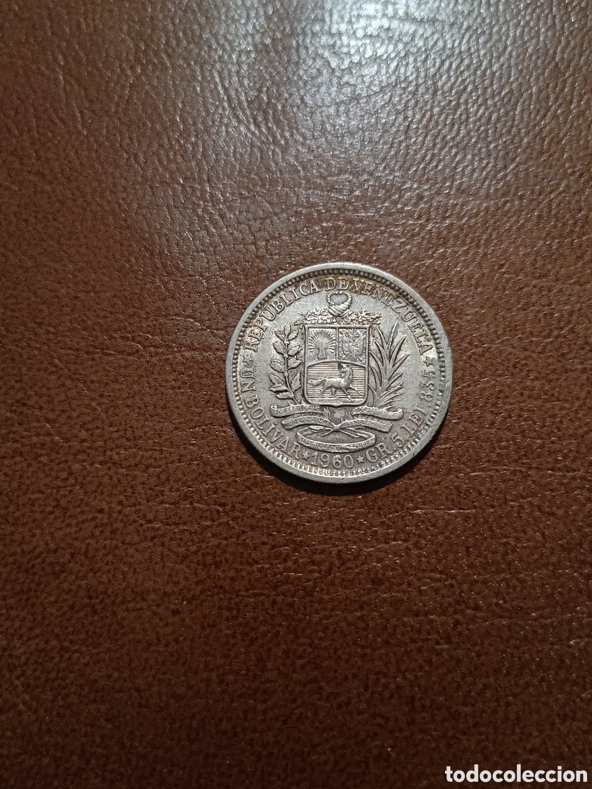 Monedas antiguas de Am&eacute;rica: 1 BOLIVAR 1960 PLATA - VENEZUELA