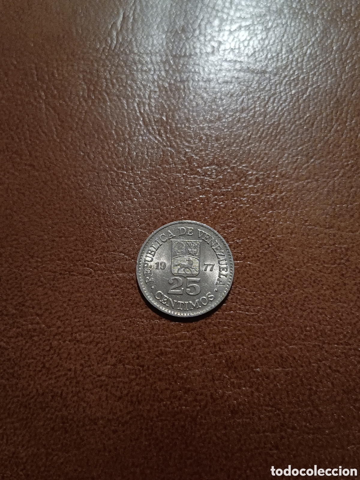 Monedas antiguas de Am&eacute;rica: 25 C&Eacute;NTIMOS 1977 - VENEZUELA - Foto 1