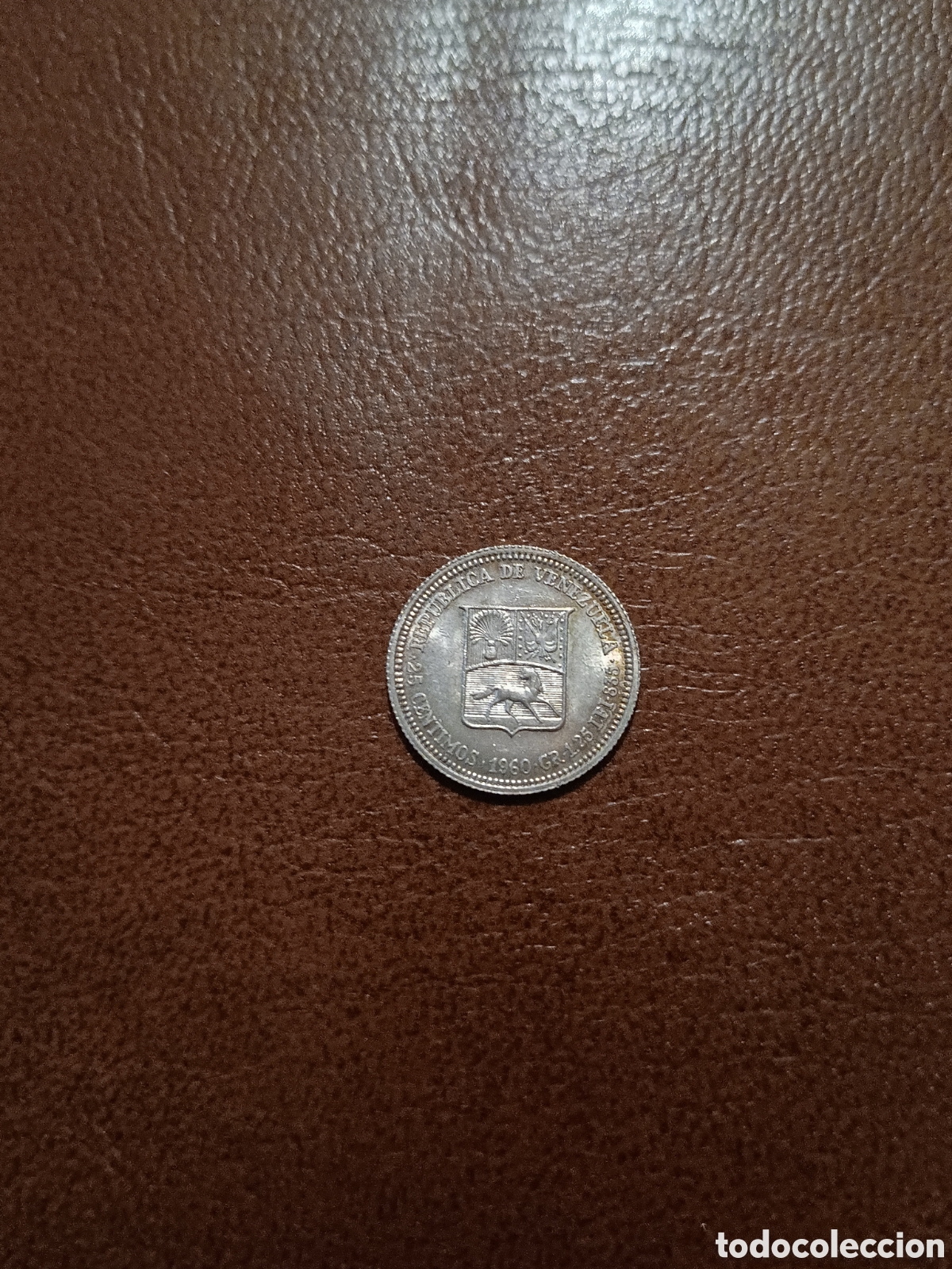 Monedas antiguas de Am&eacute;rica: 25 C&Eacute;NTIMOS 1960 PLATA - VENEZUELA