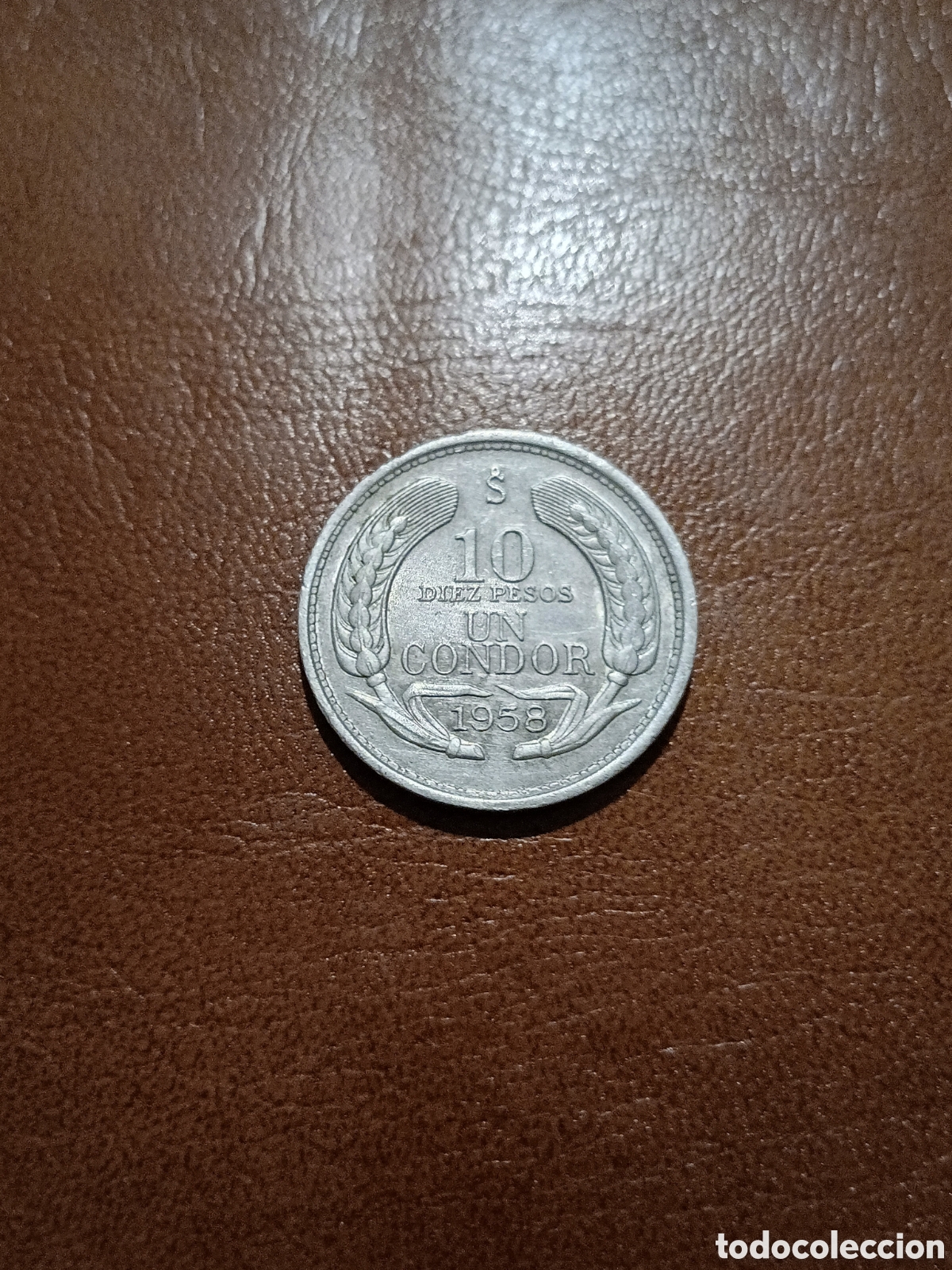 Monedas antiguas de Am&eacute;rica: 10 PESOS 1958 - CHILE