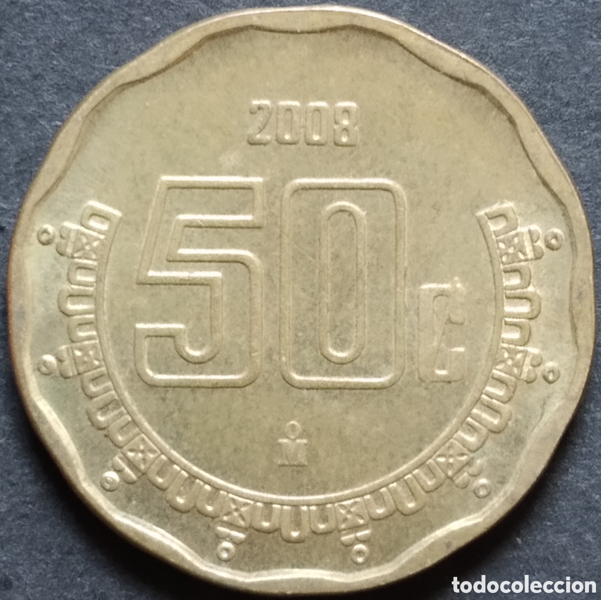 Monedas antiguas de Am&eacute;rica: MONEDA - MEXICO 50 CENTAVOS 2008