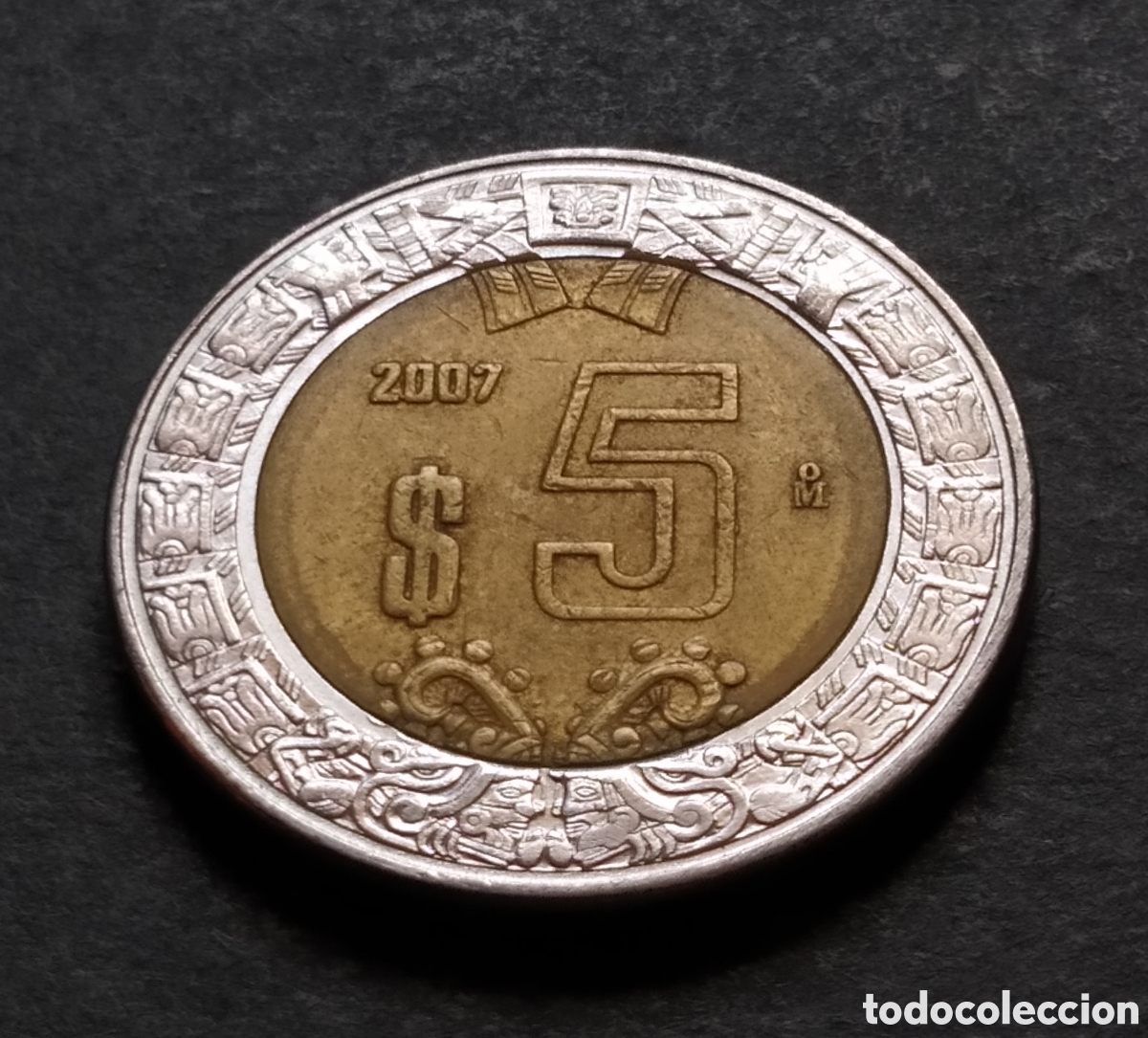 Monedas antiguas de Am&eacute;rica: MONEDA - MEXICO 5 PESOS 2007 - Foto 3