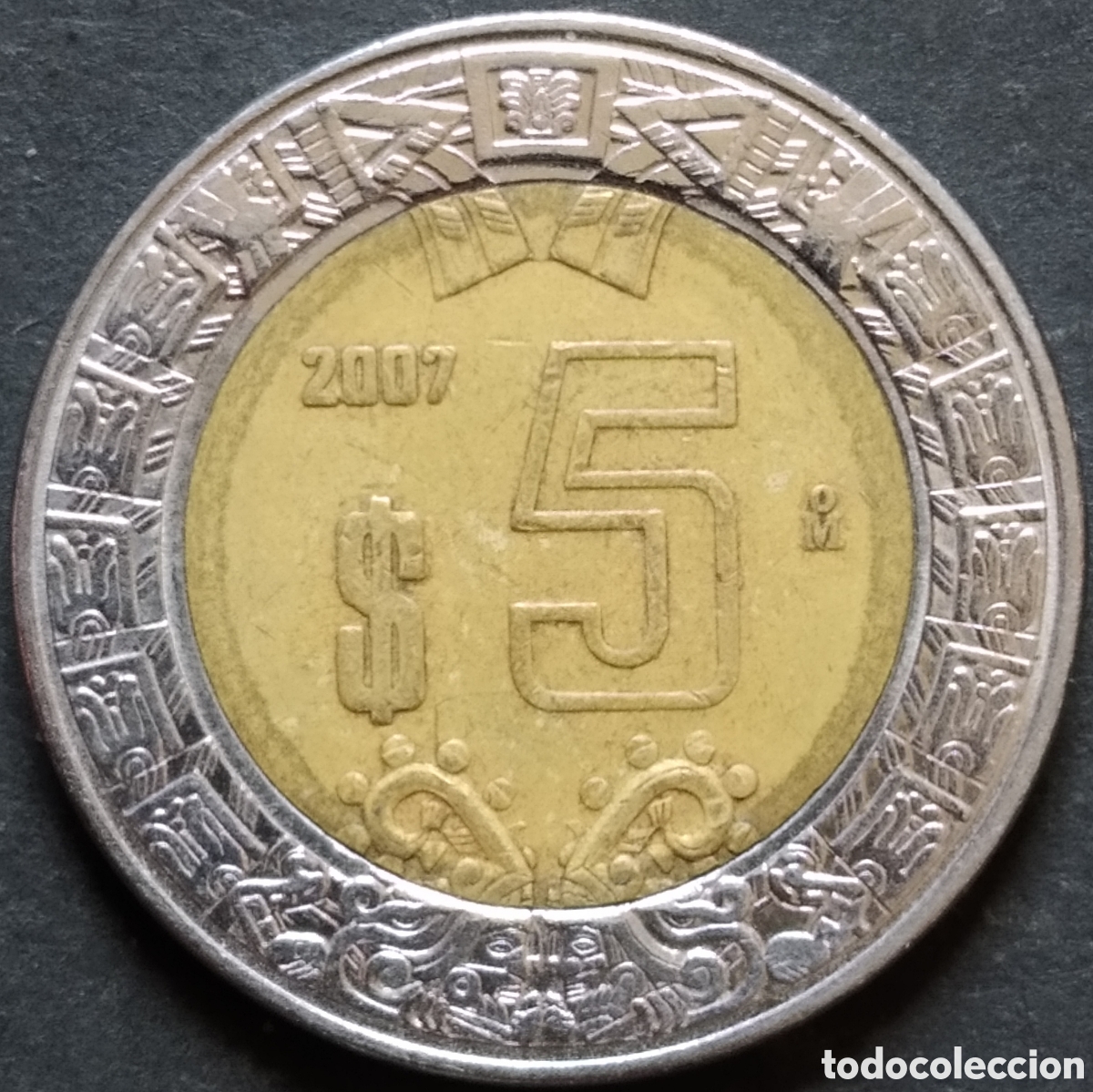 Monedas antiguas de Am&eacute;rica: MONEDA - MEXICO 5 PESOS 2007 - Foto 1