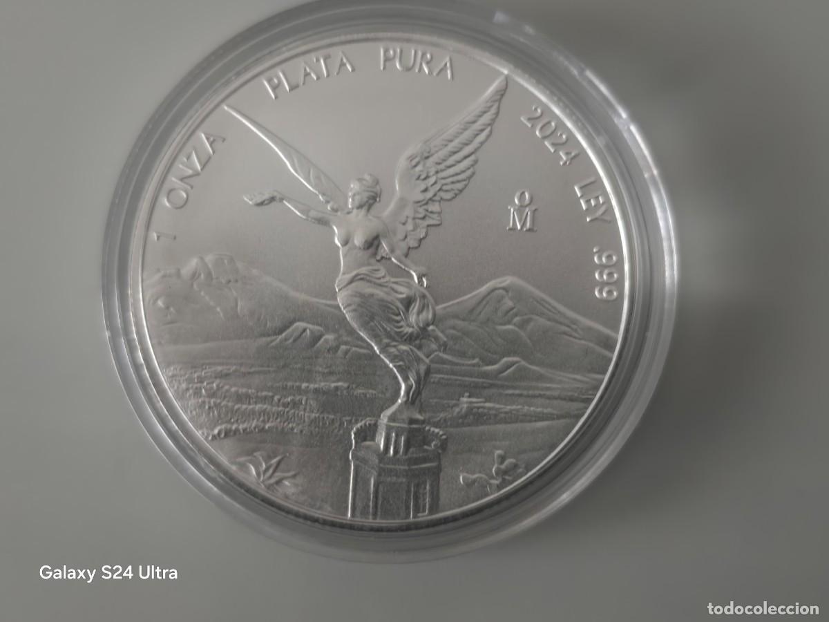 Monedas antiguas de Am&eacute;rica: ONZA DE PLATA PURA....MEXICO 2024.....SIN CIRCULAR.....LA DE LAS FOTOS