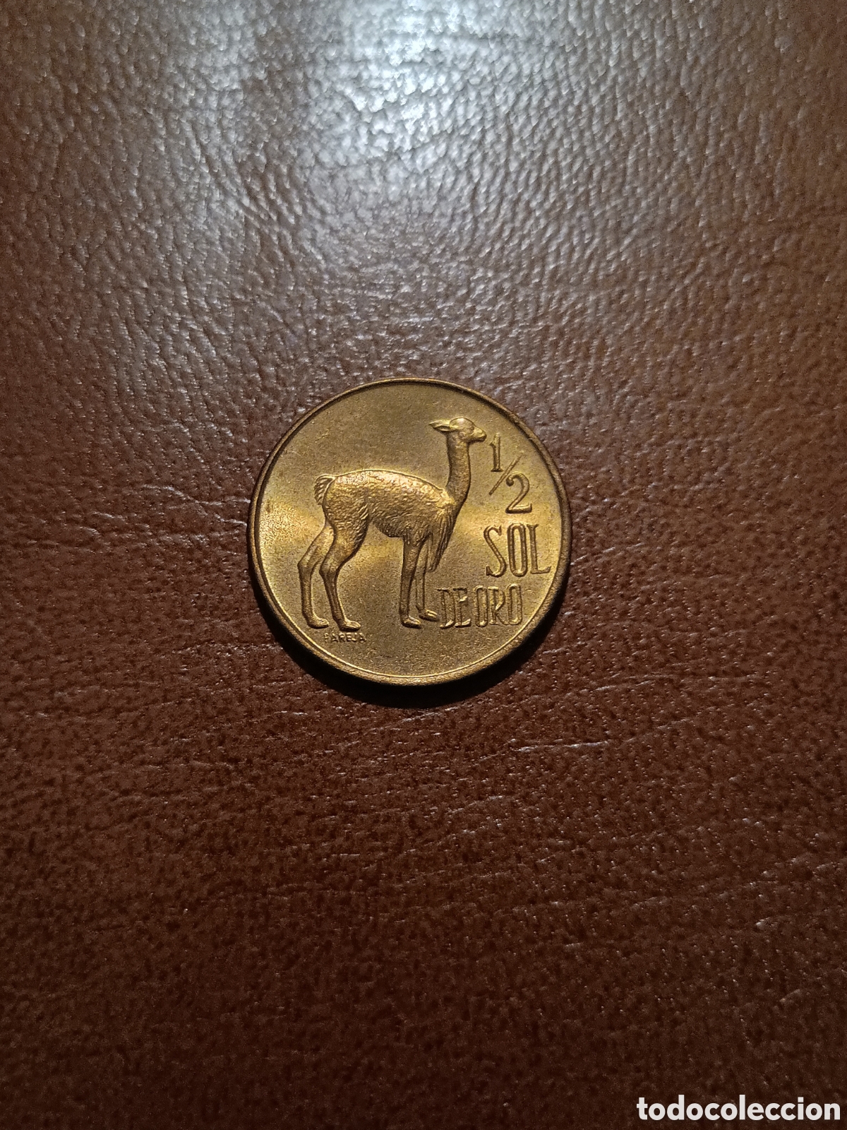 Monedas antiguas de Am&eacute;rica: 1/2 SOL DE ORO 1975 - PER&Uacute; - Foto 2