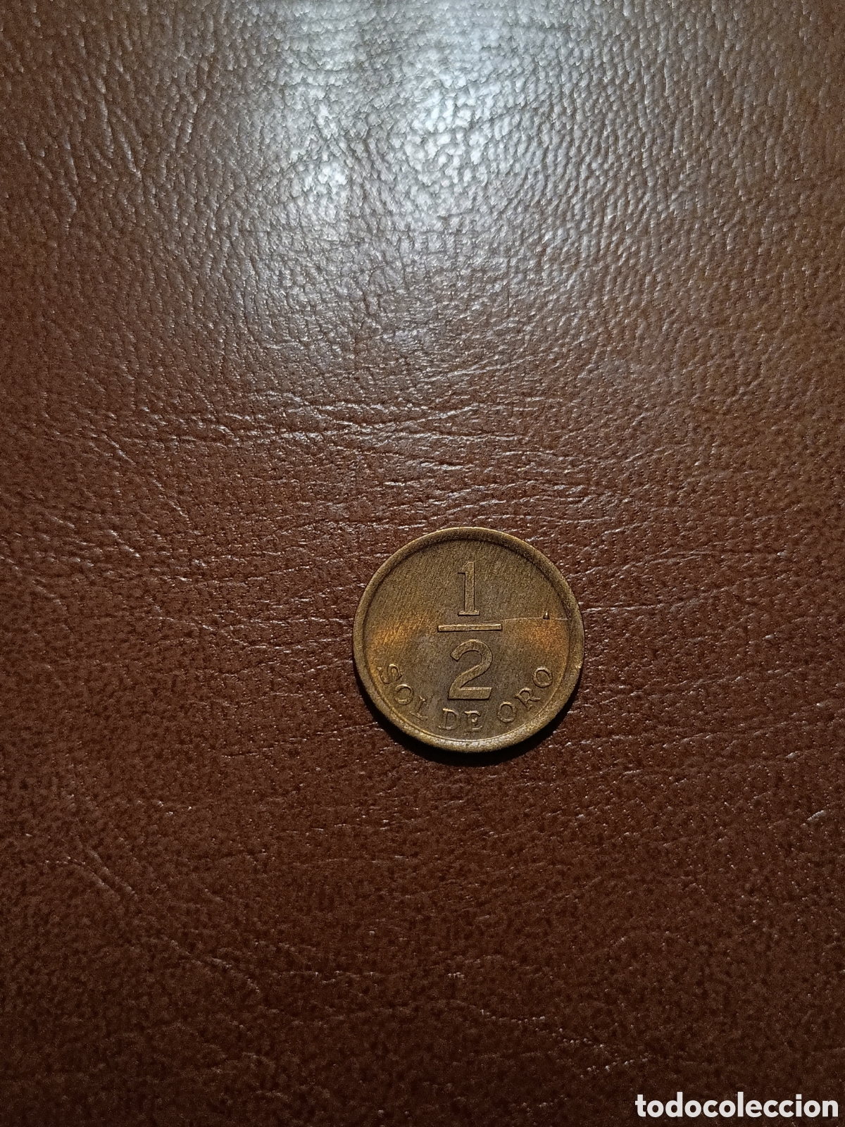 Monedas antiguas de Am&eacute;rica: 1/2 SOL DE ORO 1975 - PER&Uacute; - Foto 2