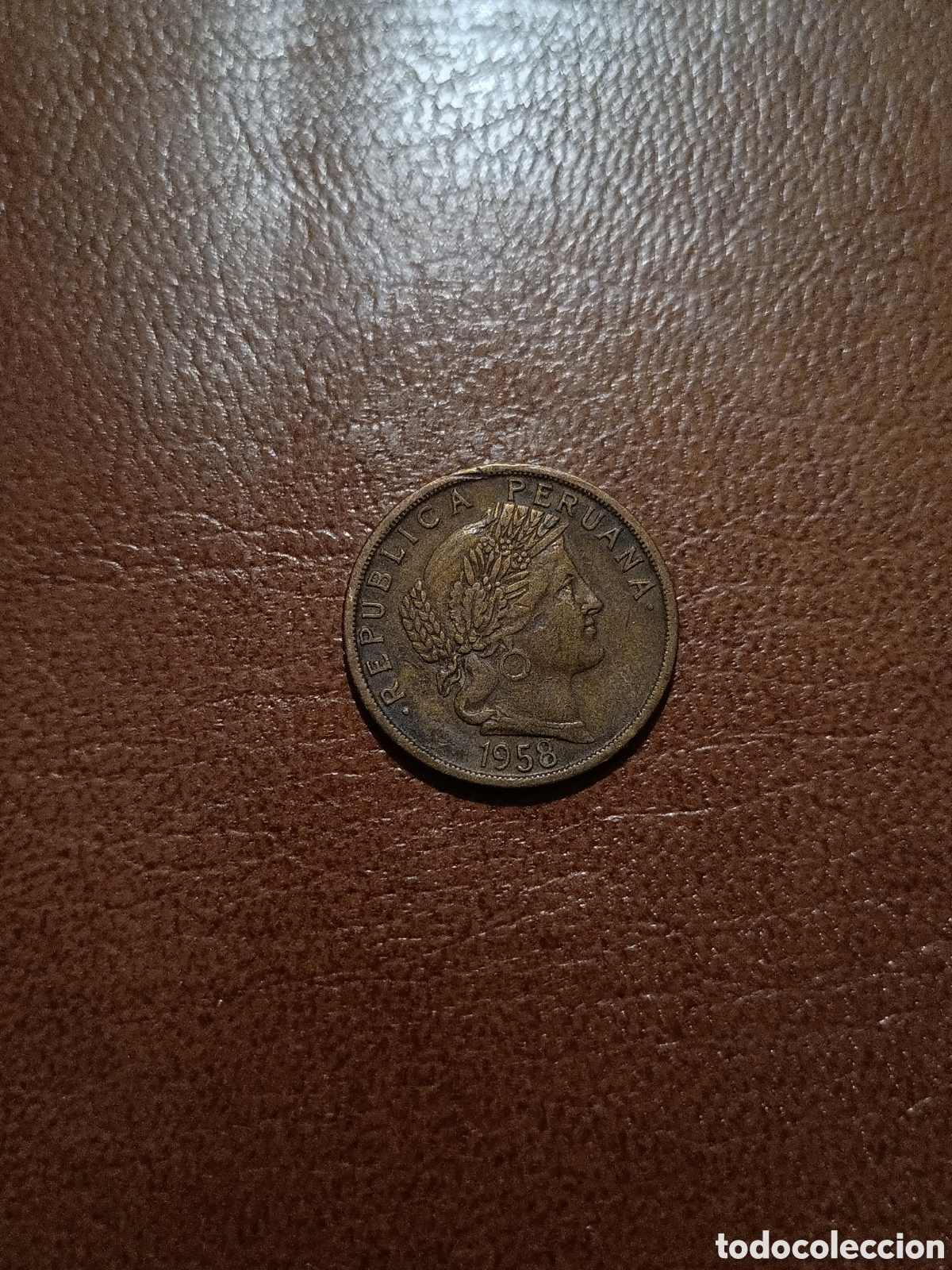 Monedas antiguas de Am&eacute;rica: 10 CENTAVOS 1958 - PER&Uacute;