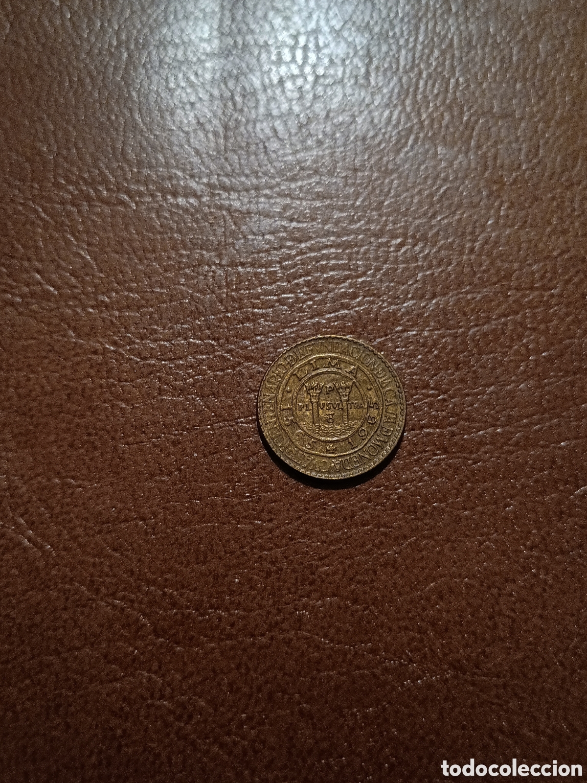 Monedas antiguas de Am&eacute;rica: 5 CENTAVOS 1565 1965 - PER&Uacute; - Foto 1