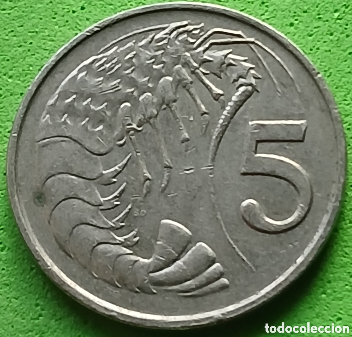 Monedas antiguas de Am&eacute;rica: Islas Caim&aacute;n 5 centavos 1990 km#88