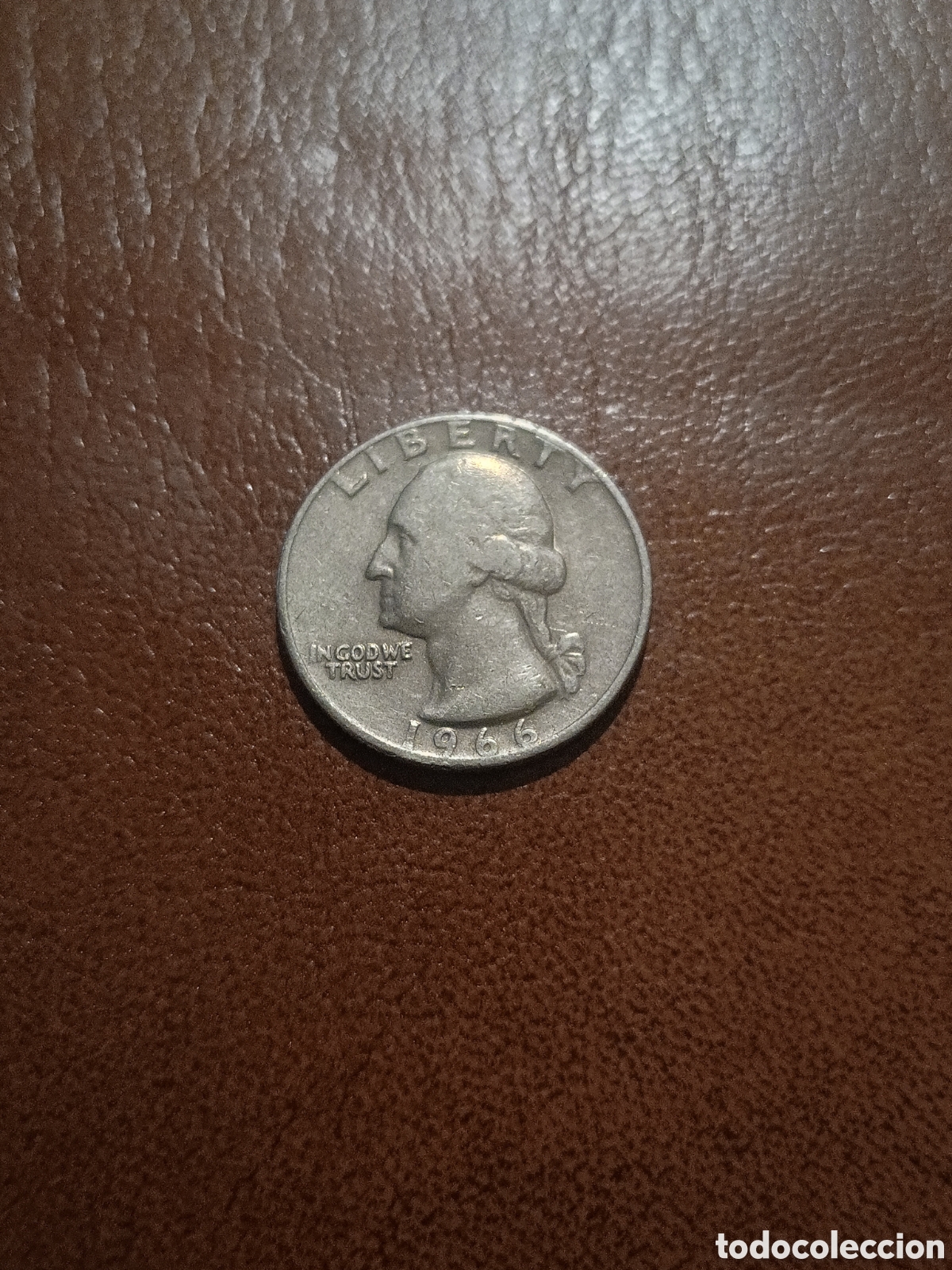 Monedas antiguas de Am&eacute;rica: 1/4 QUARTER DOLLAR 1966 - EEUU