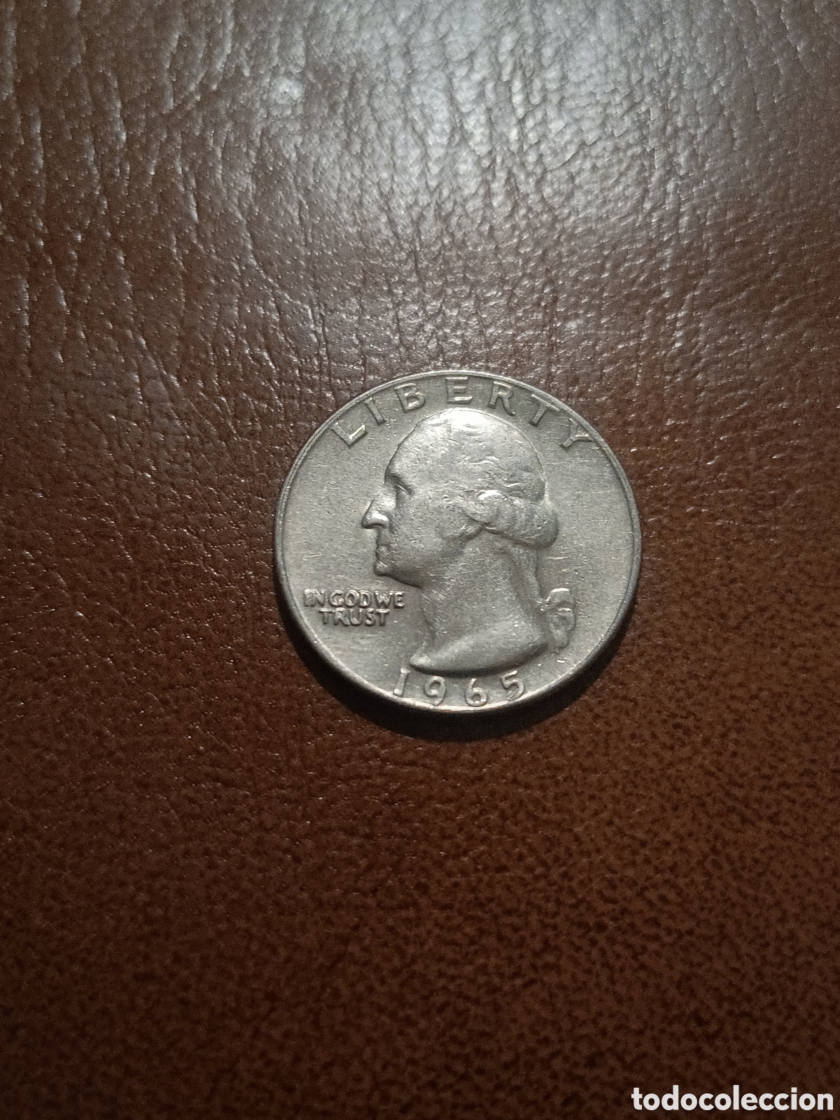 Monedas antiguas de Am&eacute;rica: 1/4 QUARTER DOLLAR 1965 - EEUU