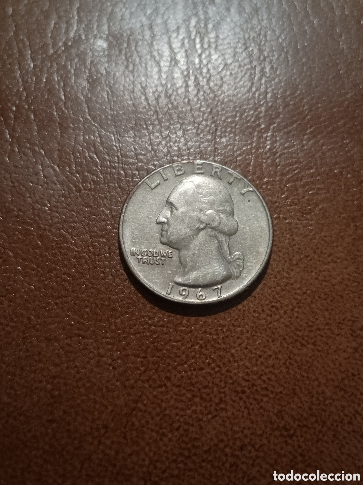 Monedas antiguas de Am&eacute;rica: 1/4 QUARTER DOLLAR 1967 - EEUU