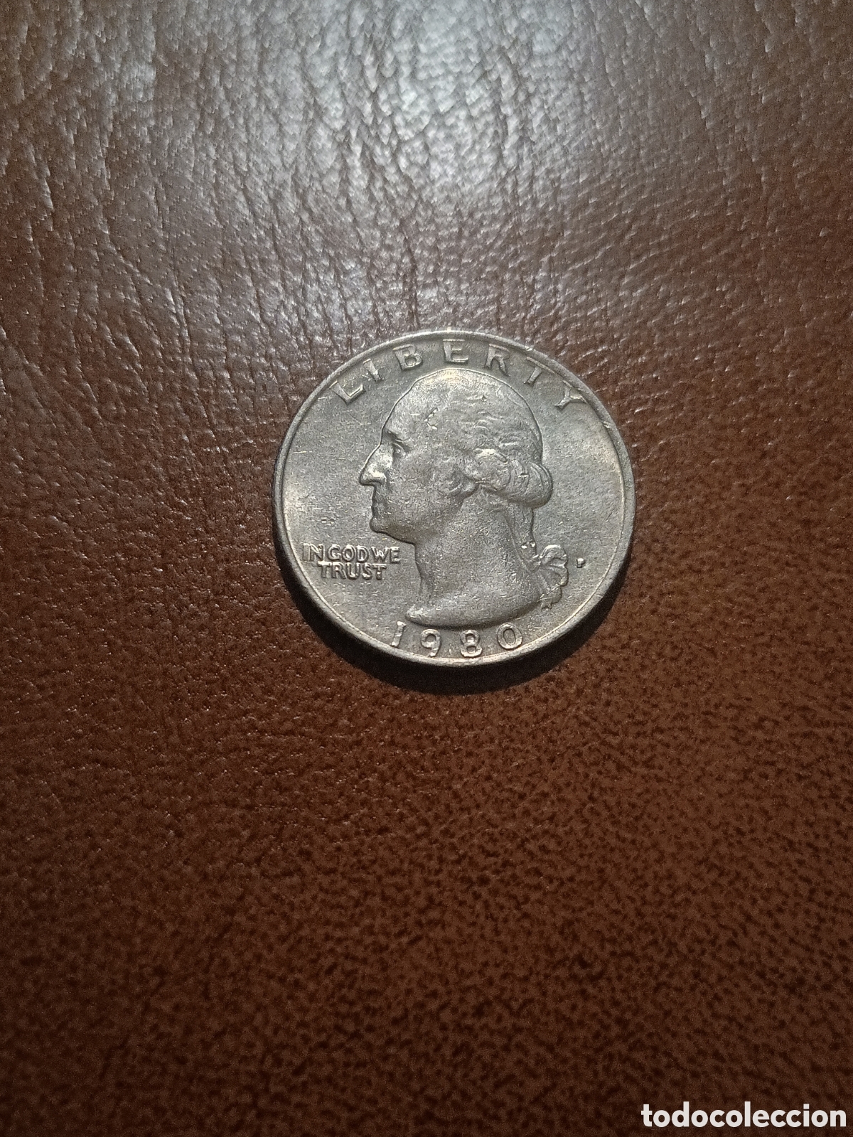 Monedas antiguas de Am&eacute;rica: 1/4 QUARTER DOLLAR 1980 P - EEUU