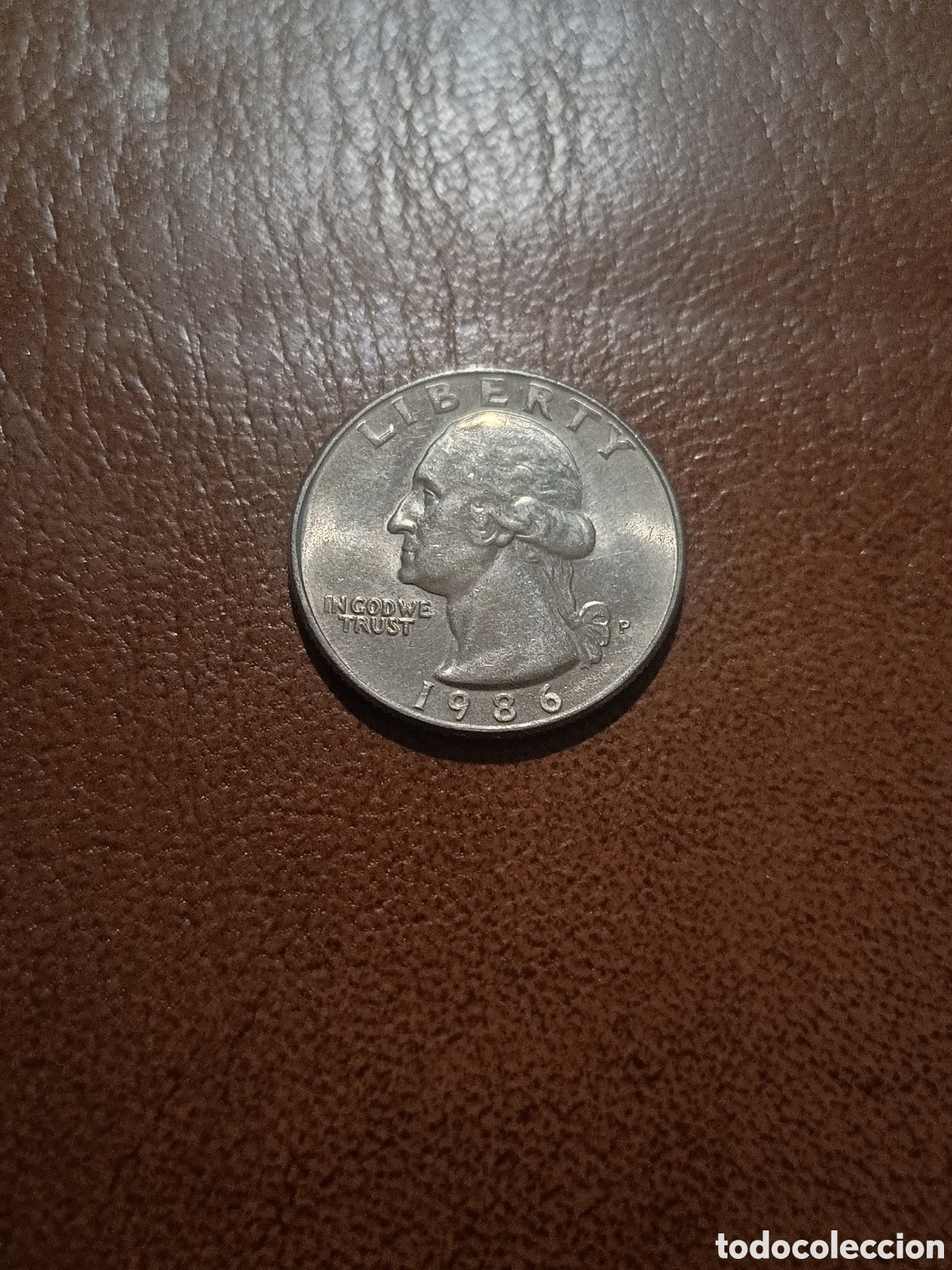 Monedas antiguas de Am&eacute;rica: 1/4 QUARTER DOLLAR 1986 P - EEUU