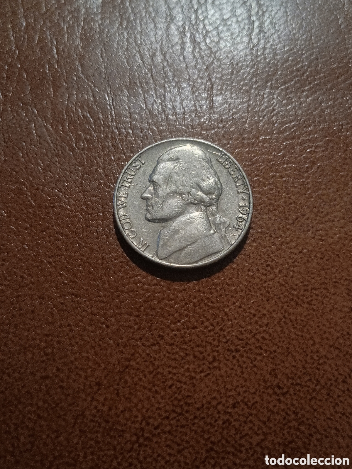 Monedas antiguas de Am&eacute;rica: 5 CENTAVOS 1964 D - EEUU