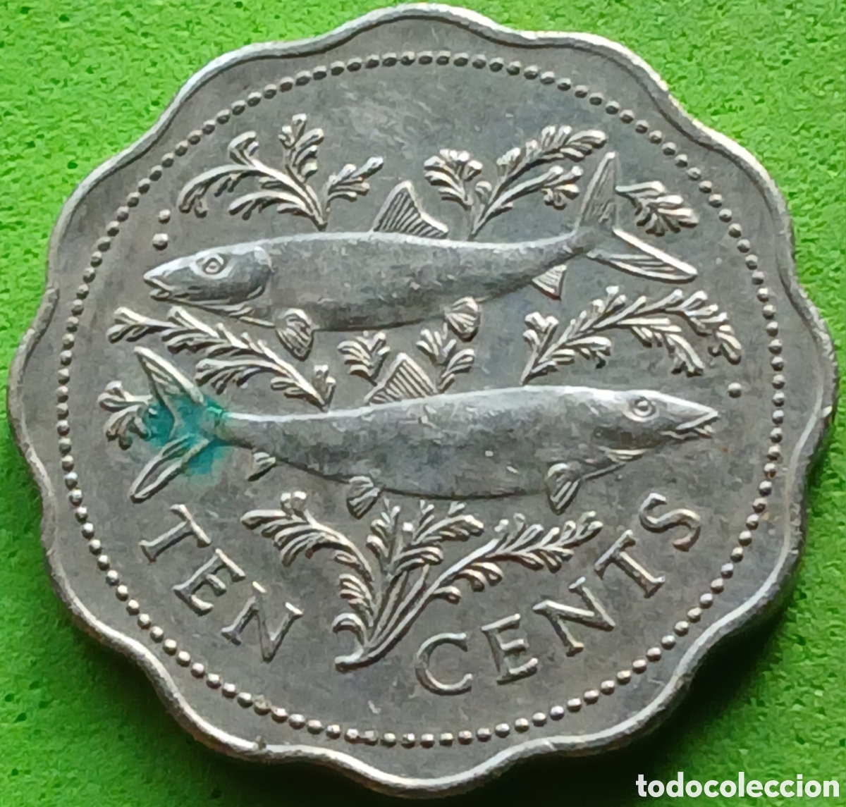 Monedas antiguas de Am&eacute;rica: Bahamas ten cents 1998 km#61