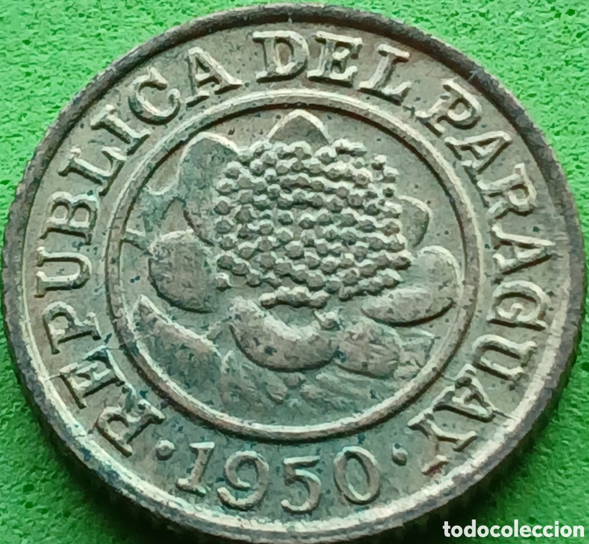 Monedas antiguas de Am&eacute;rica: Paraguay 1 c&eacute;ntimo 1950 km#20