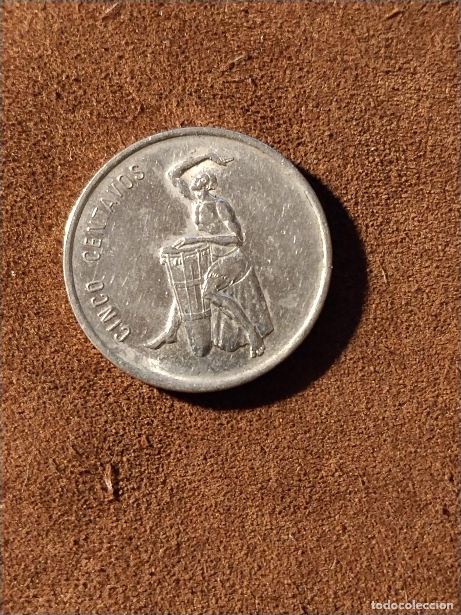 Monedas antiguas de Am&eacute;rica: Moneda Rep&uacute;blica Dominicana &ndash; 5 Centavos 1989 &ndash; Escudo nacional