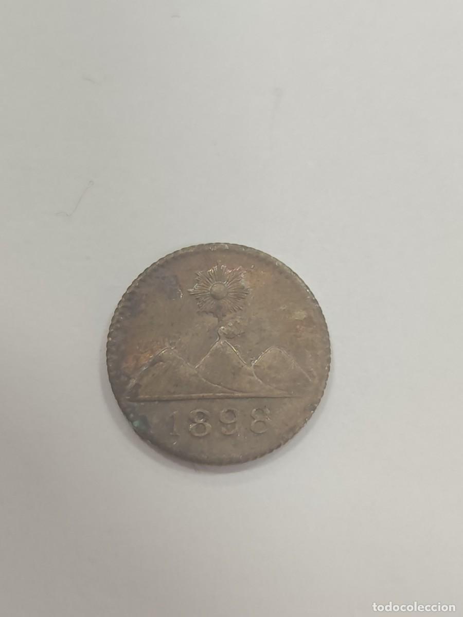 Monedas antiguas de Am&eacute;rica: GUATEMALA A&Ntilde;O 1898 1/4 REAL PLATA (835)