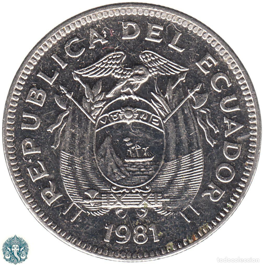 Monedas antiguas de Am&eacute;rica: ECUADOR 20 Centavos 1981 KM#77.2a