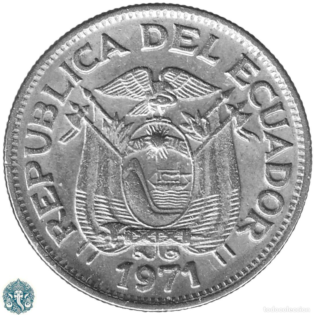 Monedas antiguas de Am&eacute;rica: ECUADOR 50 Centavos 1971 KM#81