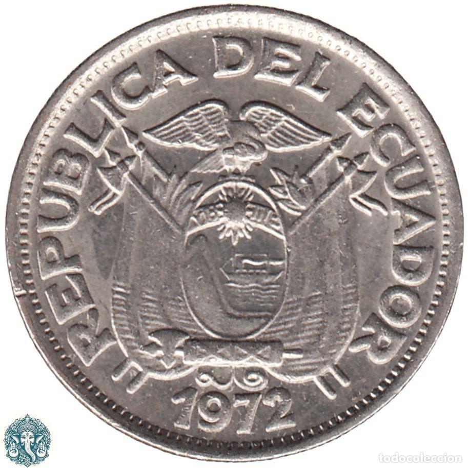 Monedas antiguas de Am&eacute;rica: ECUADOR 10 Centavos 1972 KM#76c