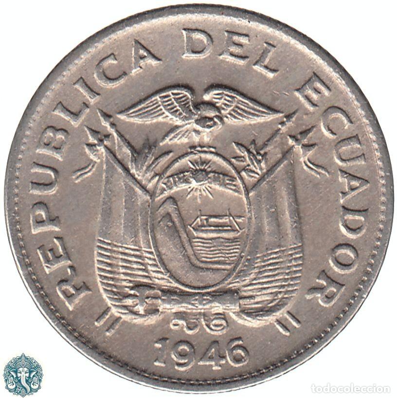 Monedas antiguas de Am&eacute;rica: ECUADOR 5 Centavos 1946 KM#75b