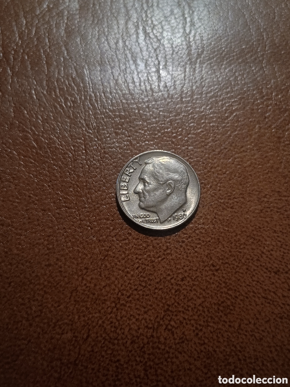 Monedas antiguas de Am&eacute;rica: ONE DIME - 10 CENTAVOS 1980 P - ESTADOS UNIDOS