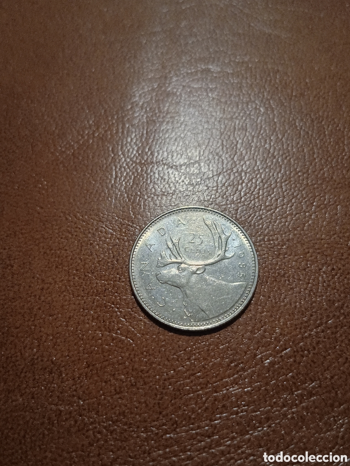 Monedas antiguas de Am&eacute;rica: 25 CENTAVOS 1985 - CANADA