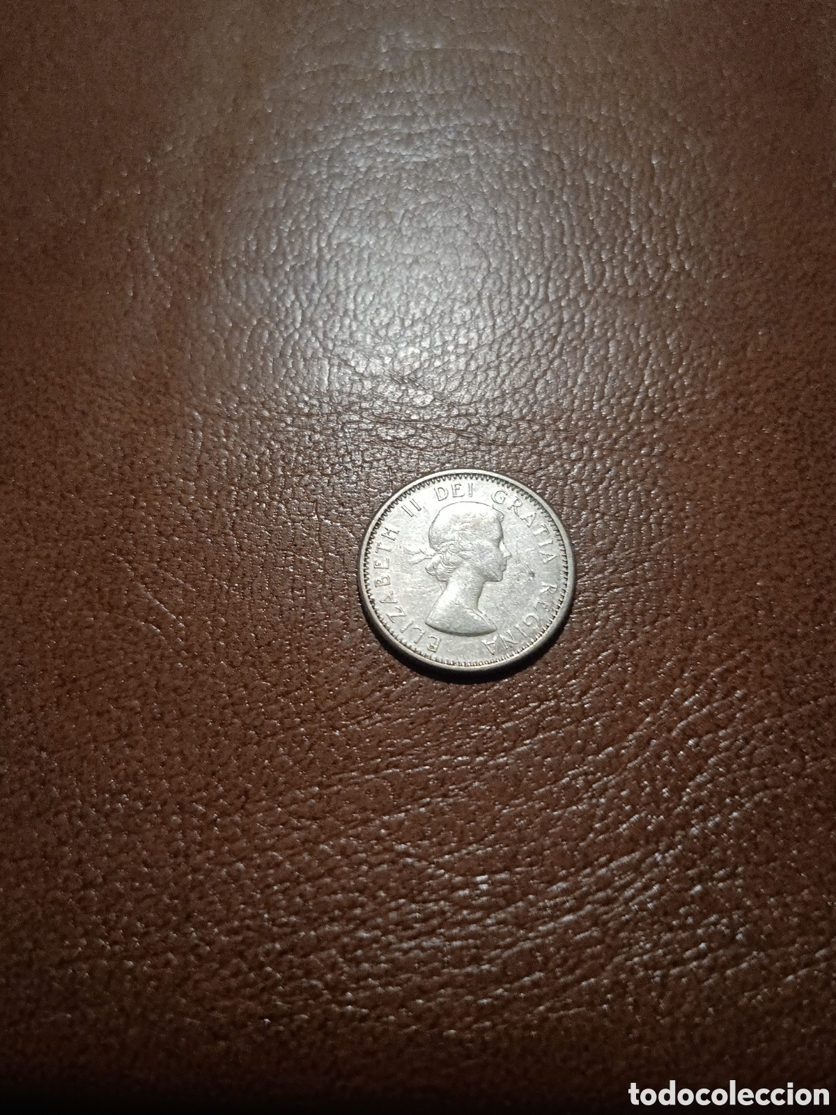 Monedas antiguas de Am&eacute;rica: 10 CENTAVOS 1960 PLATA - CANADA - Foto 2