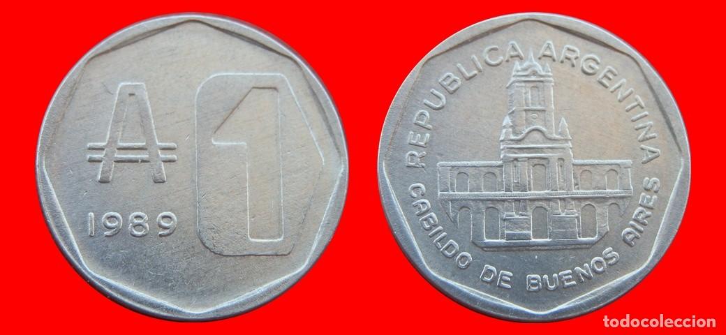 Monedas antiguas de Am&eacute;rica: 1 AUSTRAL 1989 ARGENTINA-152037