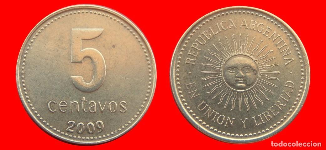 Monedas antiguas de Am&eacute;rica: 5 CENTAVOS 2009 ARGENTINA-152038