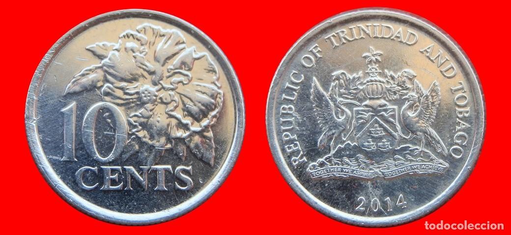 Monedas antiguas de Am&eacute;rica: 10 CENTAVOS 2014 TRINIDAD Y TOBAGO-152054