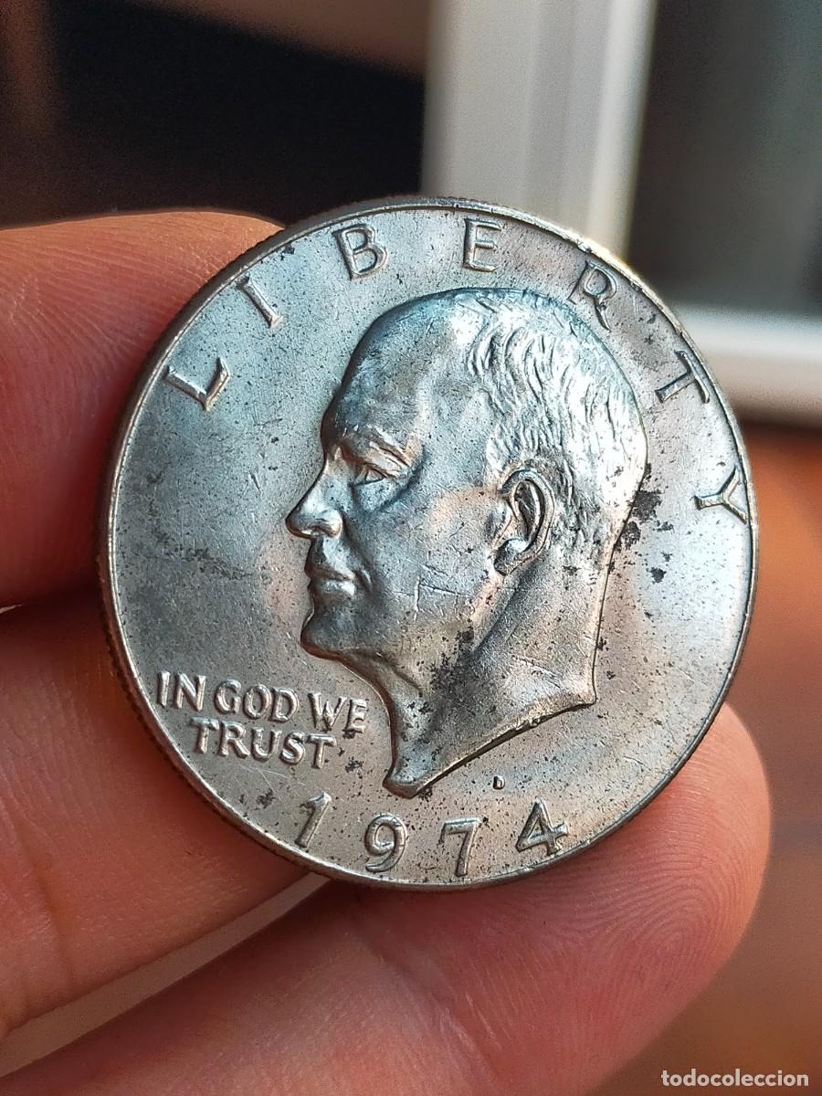 Monete antiche di America: MONEDA DE 1 UN DOLAR DOLLAR 1974 D DENVER USA ESTADOS UNIDOS AMERICA BUENA CONSERVACION