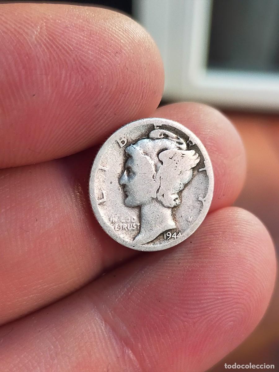 Monete antiche di America: MONEDA DE 10 DIEZ DIME CENTAVOS CENTS 1944 PLATA USA ESTADOS UNIDOS AMERICA BUENA CONSERVACION
