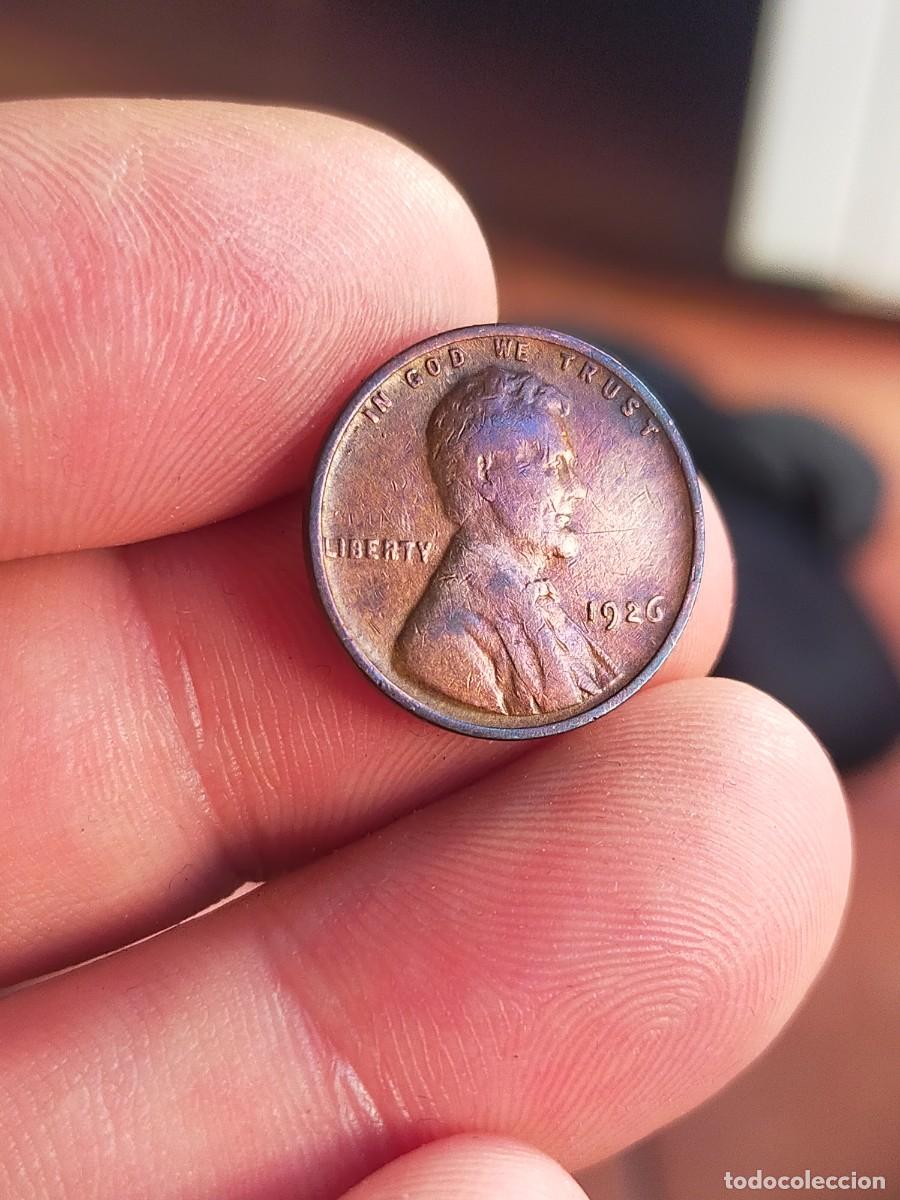 Monedas antiguas de Am&eacute;rica: MONEDA DE 1 UN CENTAVO CENT 1926 USA ESTADOS UNIDOS AMERICA BUENA CONSERVACION