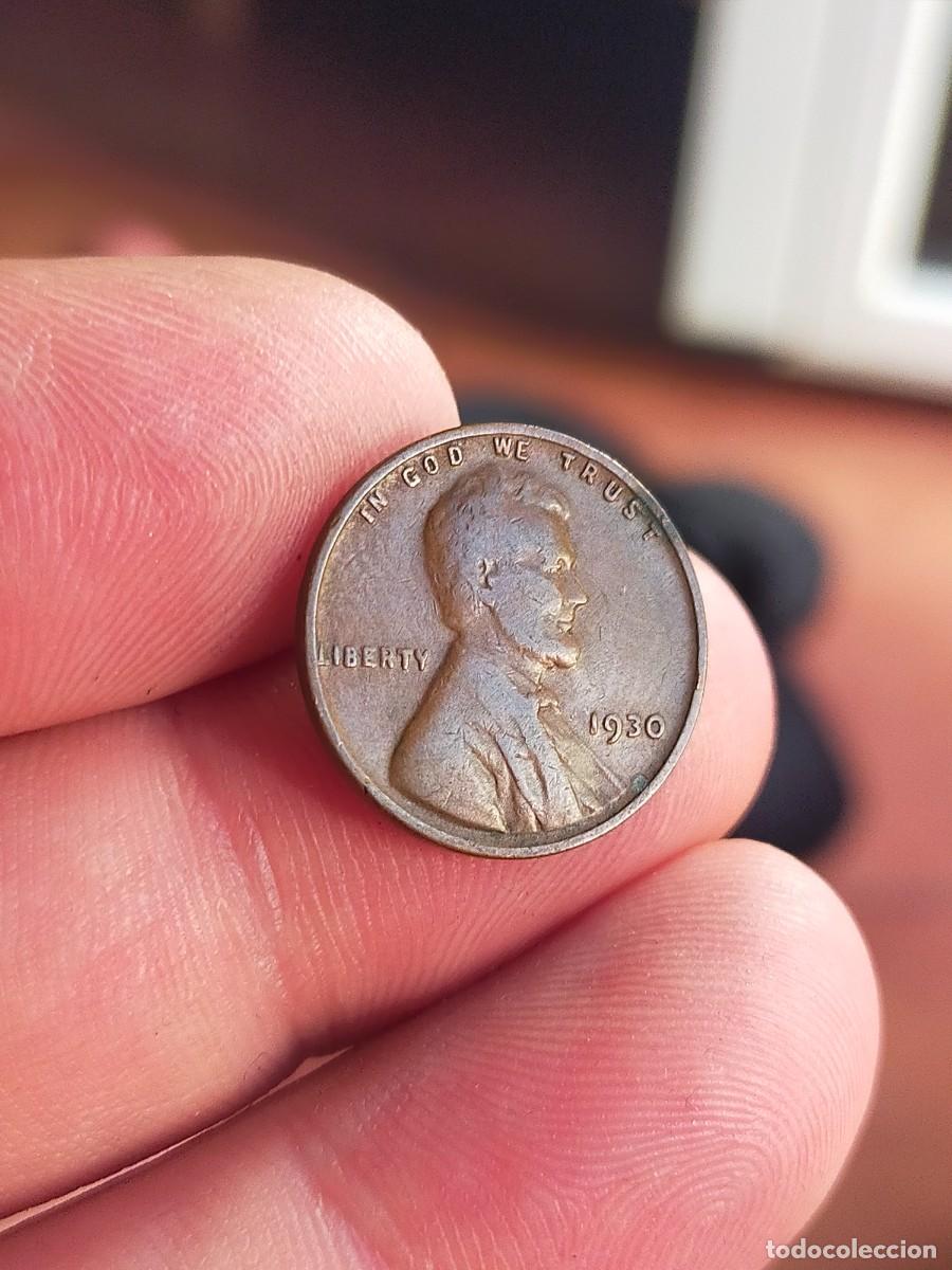 Monedas antiguas de Am&eacute;rica: MONEDA DE 1 UN CENTAVO CENT 1930 USA ESTADOS UNIDOS AMERICA BUENA CONSERVACION