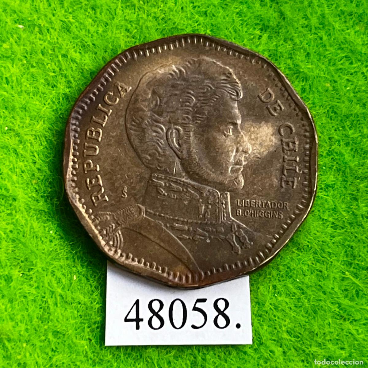 Monedas antiguas de Am&eacute;rica: Chile 50 pesos 2014, - Foto 1