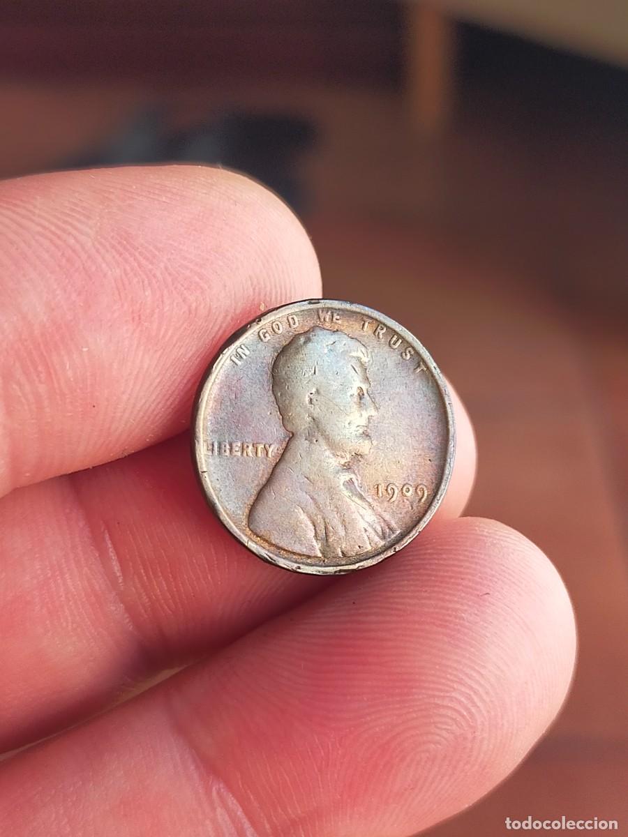 Monedas antiguas de Am&eacute;rica: MONEDA DE 1 UN CENTAVO CENT 1909 USA ESTADOS UNIDOS AMERICA BUENA CONSERVACION
