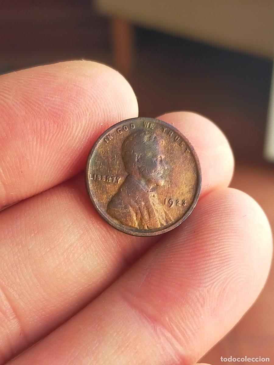 Monedas antiguas de Am&eacute;rica: MONEDA DE 1 UN CENTAVO CENT 1923 USA ESTADOS UNIDOS AMERICA BUENA CONSERVACION