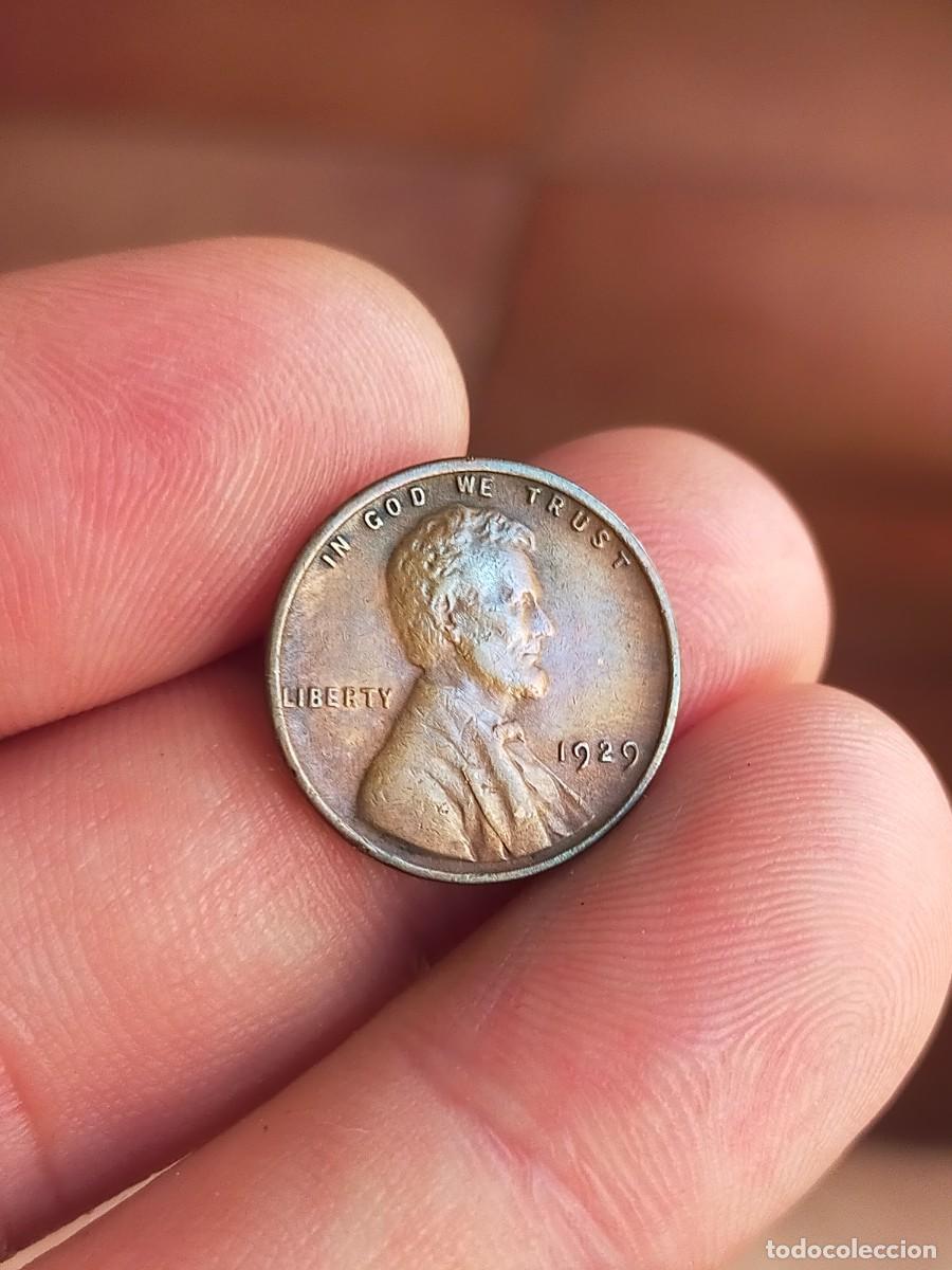 Monedas antiguas de Am&eacute;rica: MONEDA DE 1 UN CENTAVO CENT 1929 USA ESTADOS UNIDOS AMERICA BUENA CONSERVACION