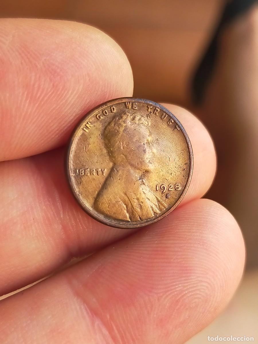 Monedas antiguas de Am&eacute;rica: MONEDA DE 1 UN CENTAVO CENT 1928 S SAN FRANCISCO USA ESTADOS UNIDOS AMERICA BUENA CONSERVACION